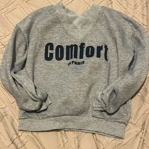 SHEIN Letter Graphic Drop Shoulder Sweatshirt